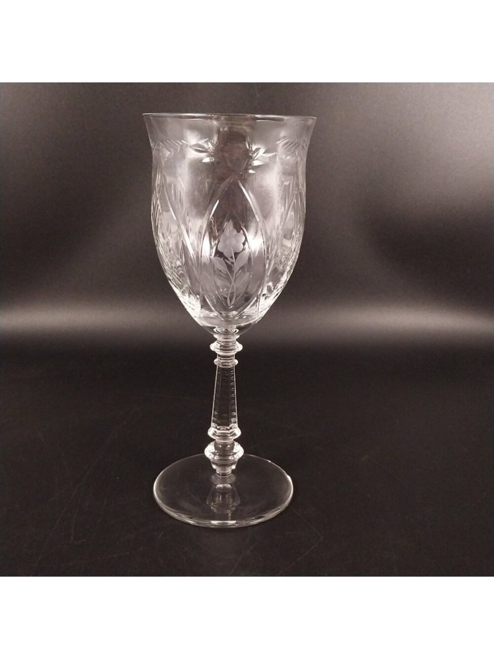 Rock Sharpe Crystal LYNHURST 7-5/8" Tall Water Goblet Wine Glass